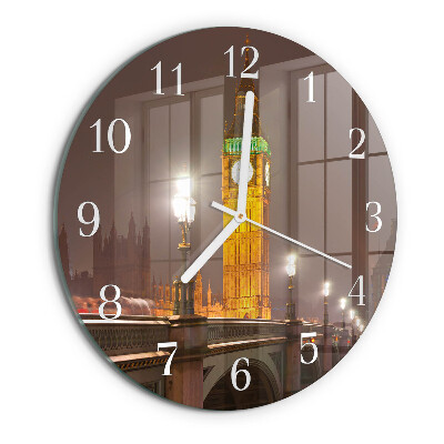 Kerek fali üvegóra Big Ben