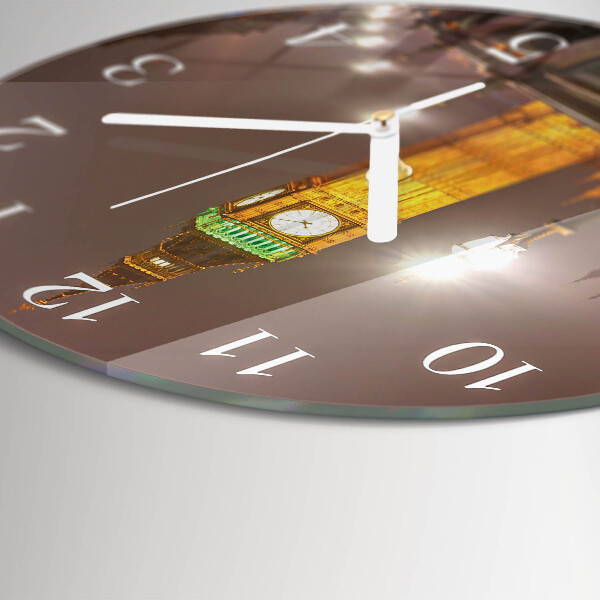 Kerek fali üvegóra Big Ben