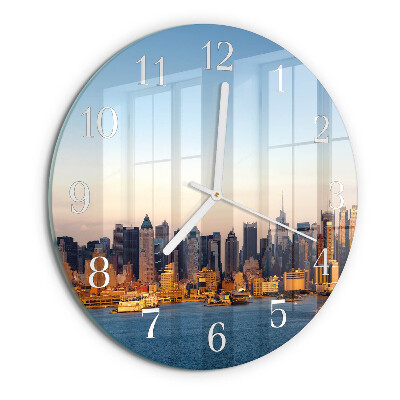 Kerek fali üvegóra Horizont