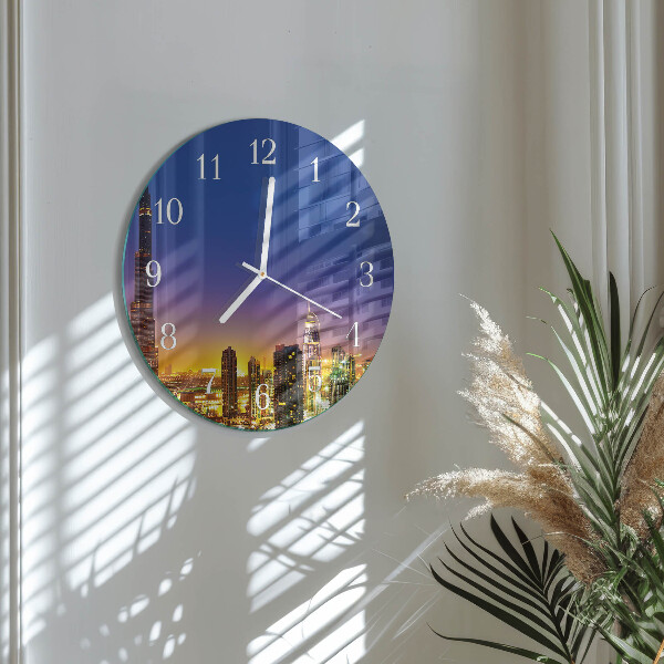 Kerek fali üvegóra Horizon Dubai