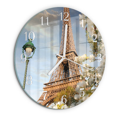Kerek fali üvegóra Eiffel-torony Párizs