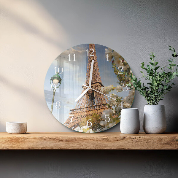 Kerek fali üvegóra Eiffel-torony Párizs