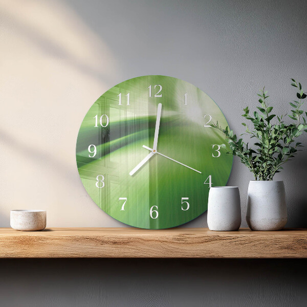Kerek fali üvegóra Absztrakció