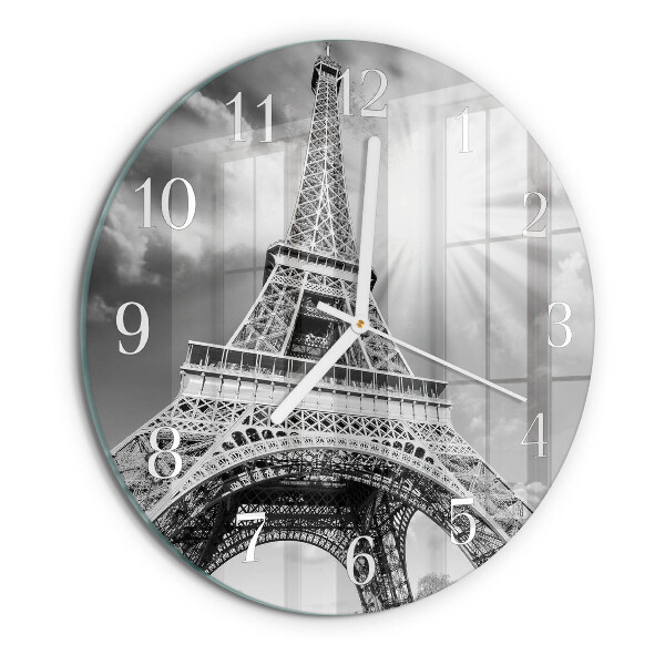 Kerek fali üvegóra Eiffel-torony Párizs