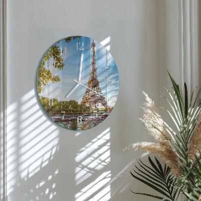 Kerek fali üvegóra Eiffel-torony Párizs