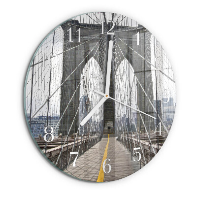 Kerek fali üvegóra Brooklyn híd