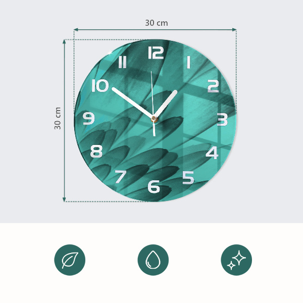 Kerek fali üvegóra Rózsaszirmok