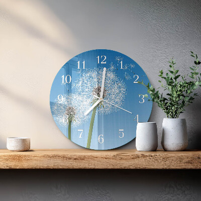 Kerek fali üvegóra Pitypang