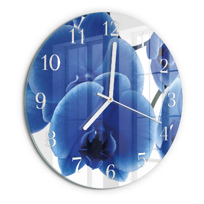 Kerek fali üvegóra Orchidea