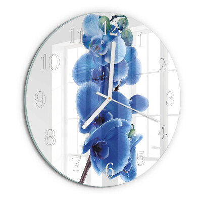 Kerek fali üvegóra Orchidea