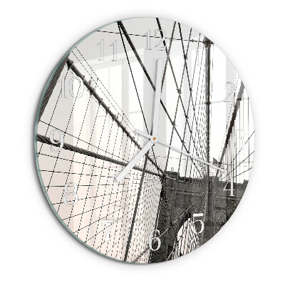 Kerek fali üvegóra Brooklyn híd
