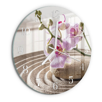 Kerek fali üvegóra Homoki orchidea