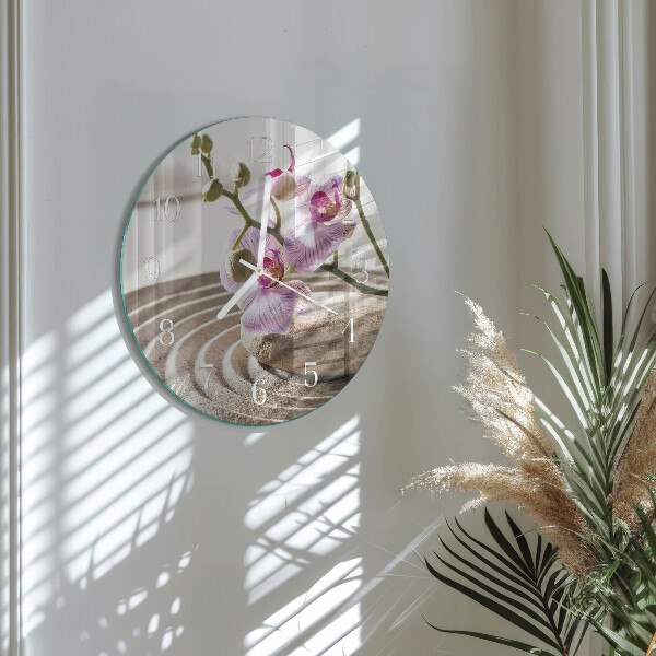 Kerek fali üvegóra Homoki orchidea