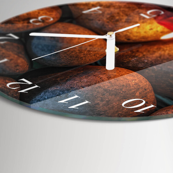 Kerek fali üvegóra Kövek