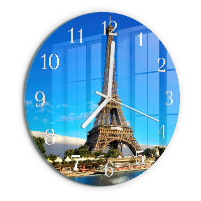 Kerek fali üvegóra Eiffel-torony Párizs