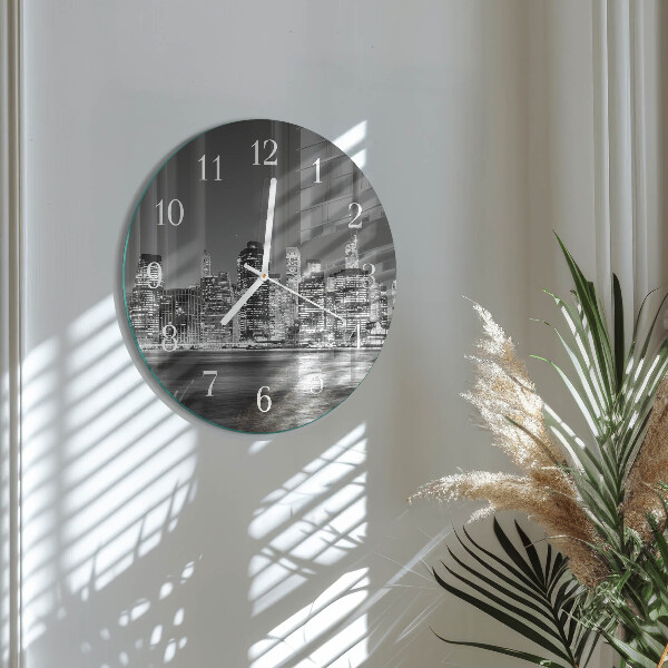 Kerek fali üvegóra Horizont