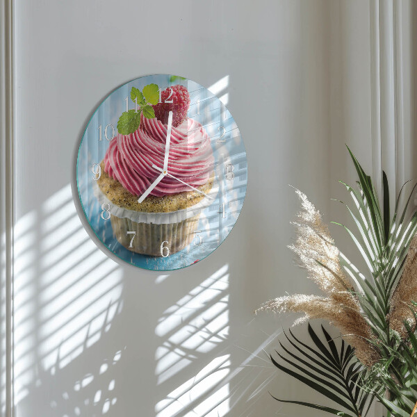Kerek fali üvegóra Málnás muffin