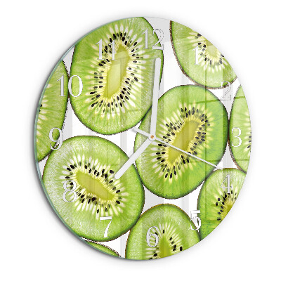 Kerek fali üvegóra Kiwi