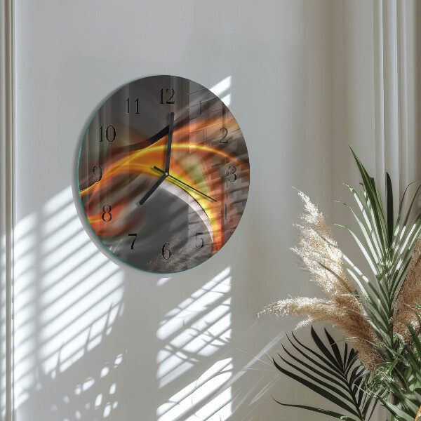 Kerek üvegóra Absztrakció