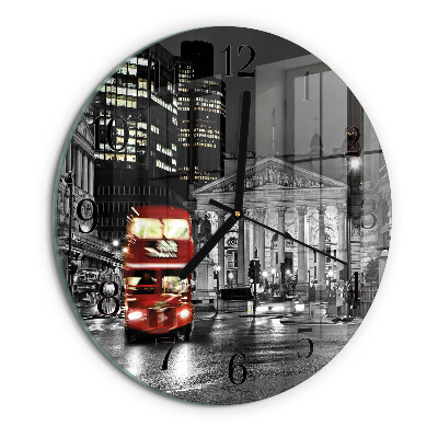 Kerek üvegóra Londoni busz