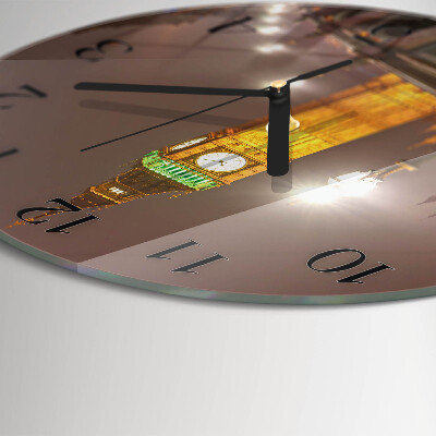 Kerek üvegóra Big Ben