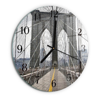 Kerek üvegóra Brooklyn híd