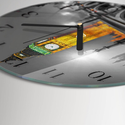 Kerek üvegóra Big Ben