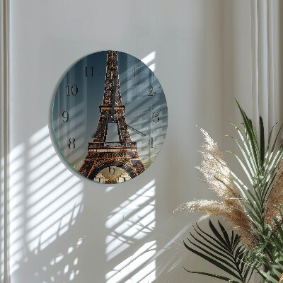 Kerek üvegóra Eiffel-torony