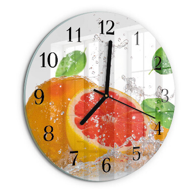 Kerek üvegóra Grapefruit