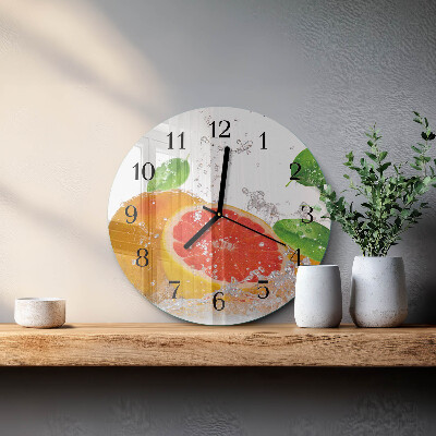 Kerek üvegóra Grapefruit