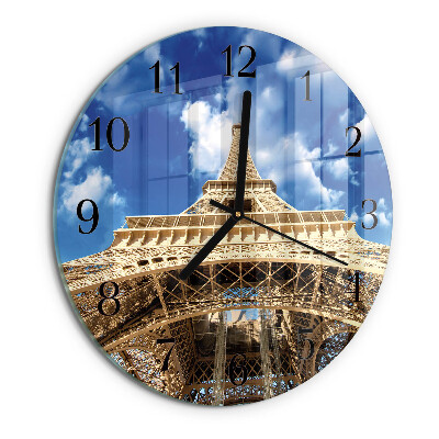 Kerek üvegóra Eiffel-torony