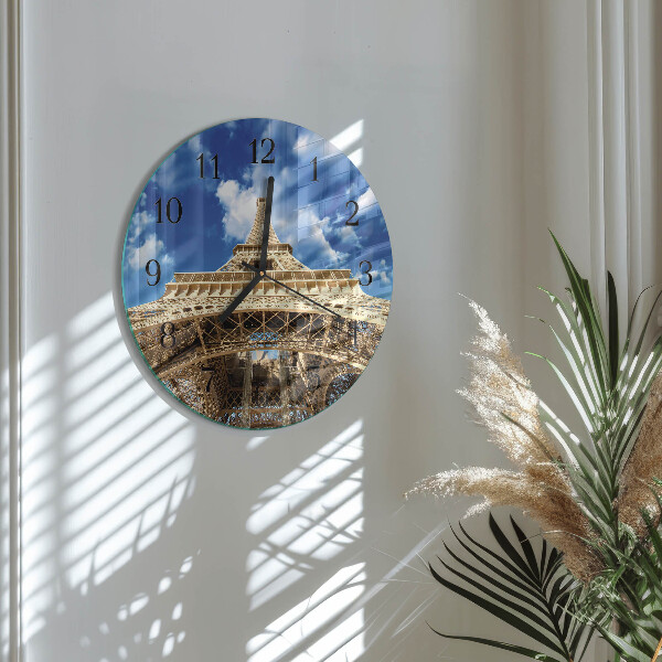 Kerek üvegóra Eiffel-torony