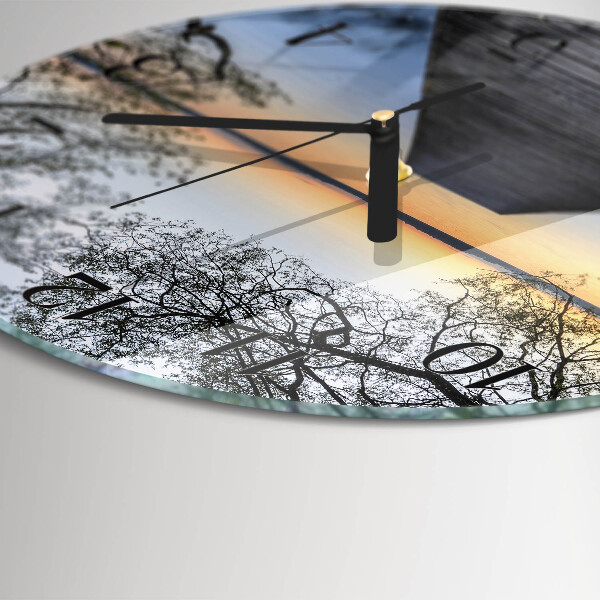 Kerek üvegóra Szürkület