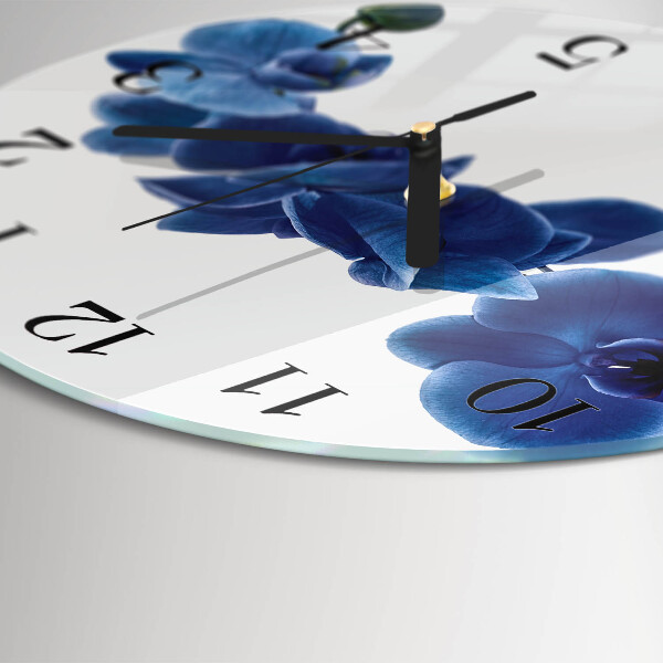 Kerek üvegóra Orchidea