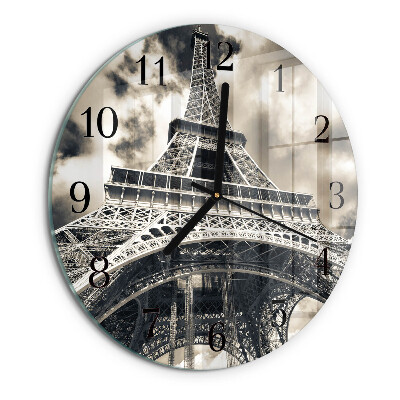 Kerek üvegóra Eiffel-torony
