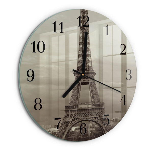 Kerek üvegóra Eiffel-torony