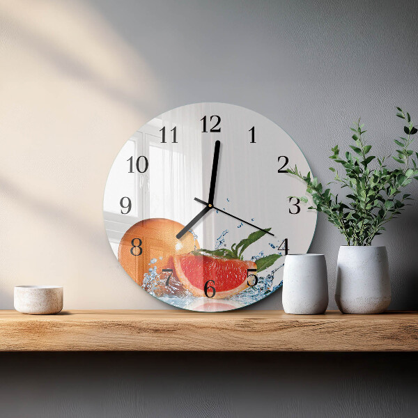 Kerek üvegóra Grapefruit