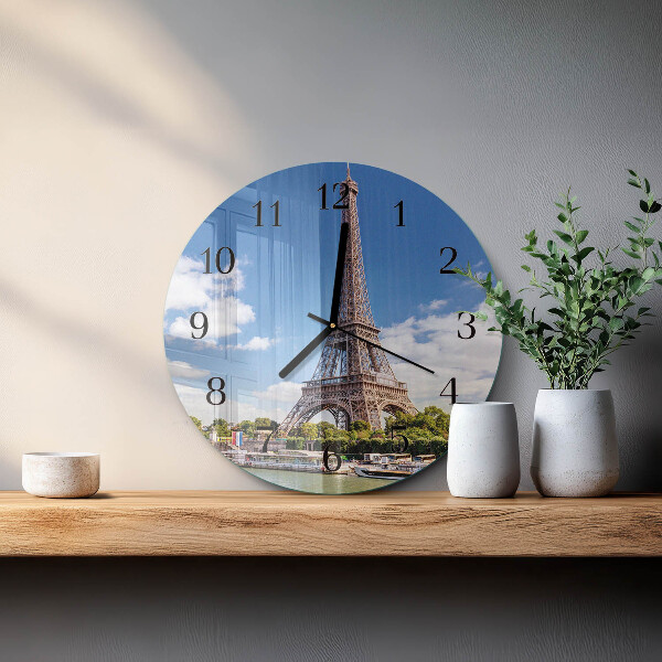 Kerek üvegóra Eiffel-torony