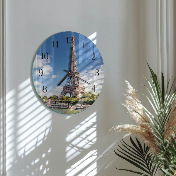 Kerek üvegóra Eiffel-torony