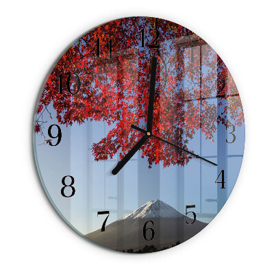 Kerek üvegóra Hegyi levelek
