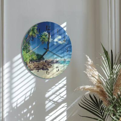 Kerek üvegóra Palm Beach