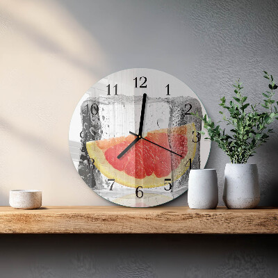 Kerek üvegóra Grapefruit fagylalt
