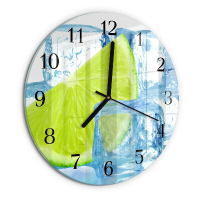 Kerek üvegóra Lime jég