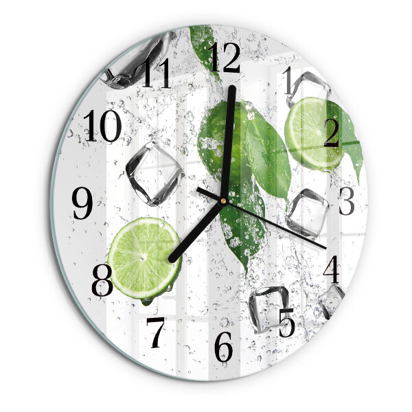 Kerek üvegóra Lime