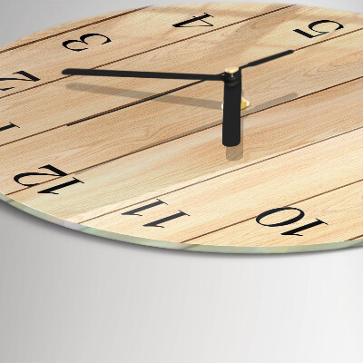 Kerek üvegóra Faipari