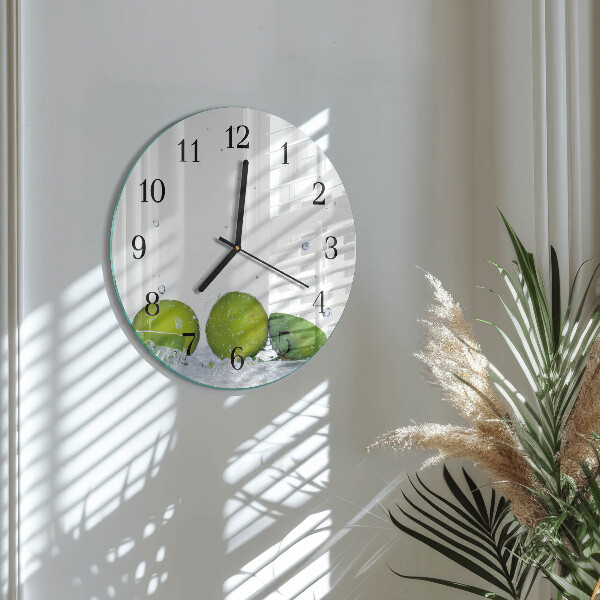 Kerek üvegóra Lime