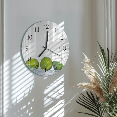 Kerek üvegóra Lime