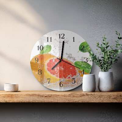 Kerek üvegóra Grapefruit