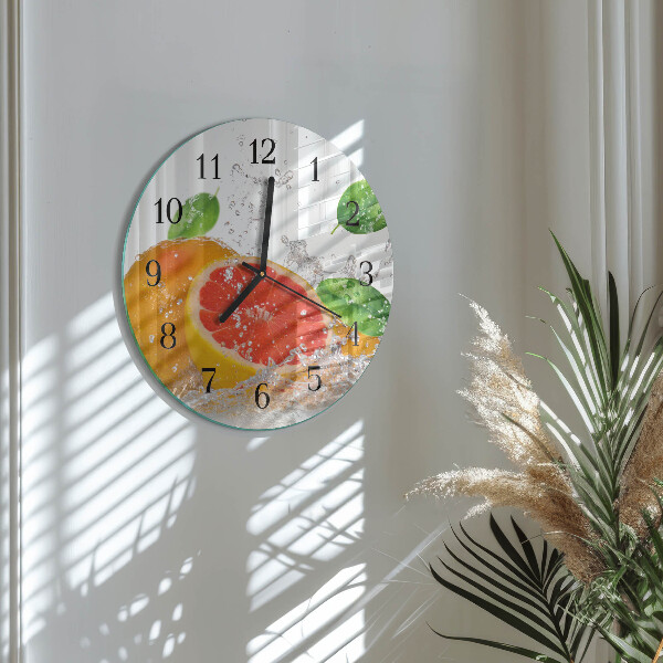 Kerek üvegóra Grapefruit