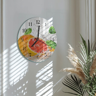 Kerek üvegóra Grapefruit